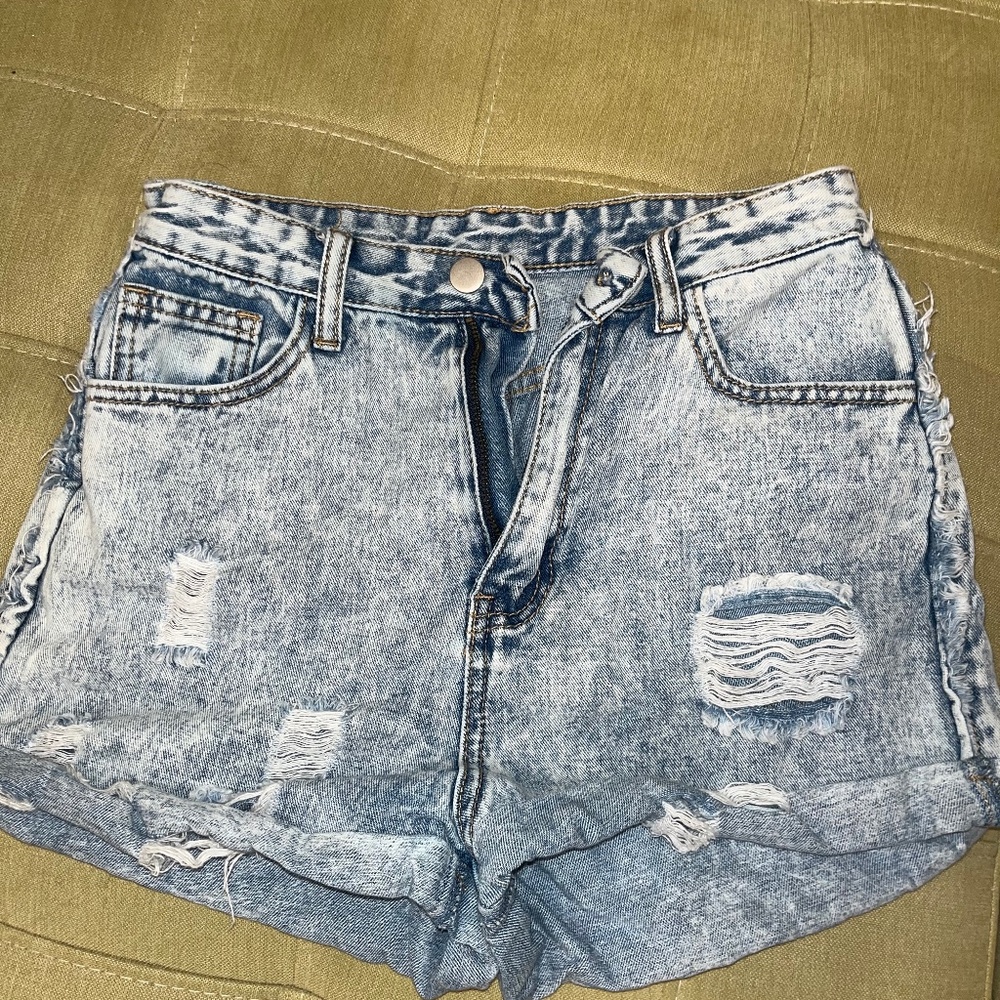 shein denim shorts size S